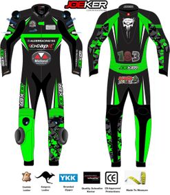 2022-01 Alder Racing Suit grün Airbag